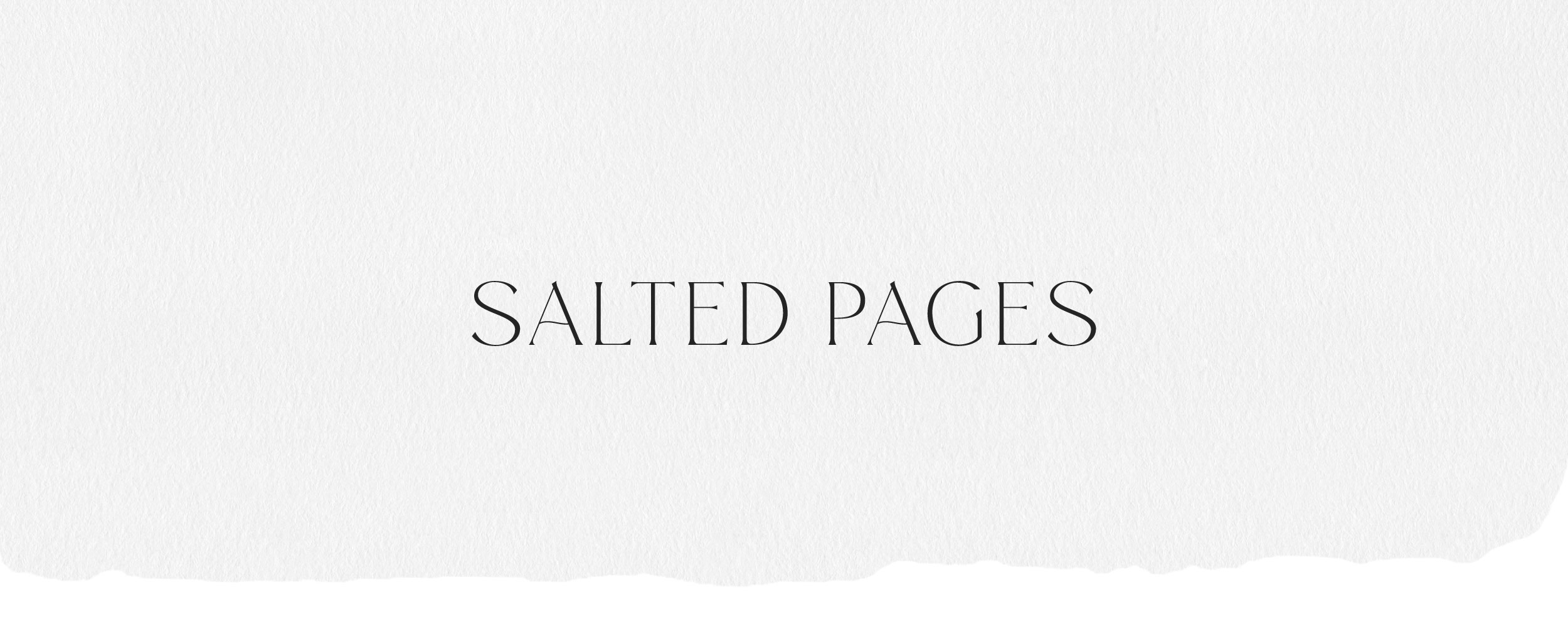 Ocean Inspired Brand Identity Design for Copywriter Salted Pages