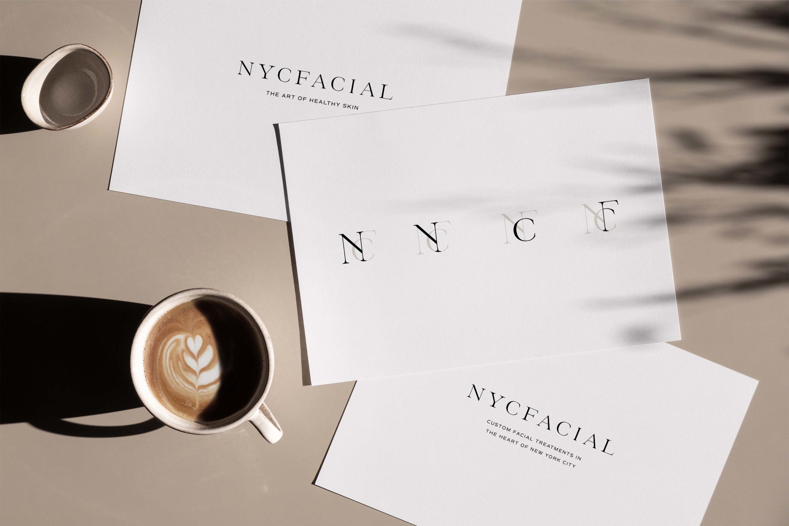Luxurious Brand Design for Esthetician NYCFacial