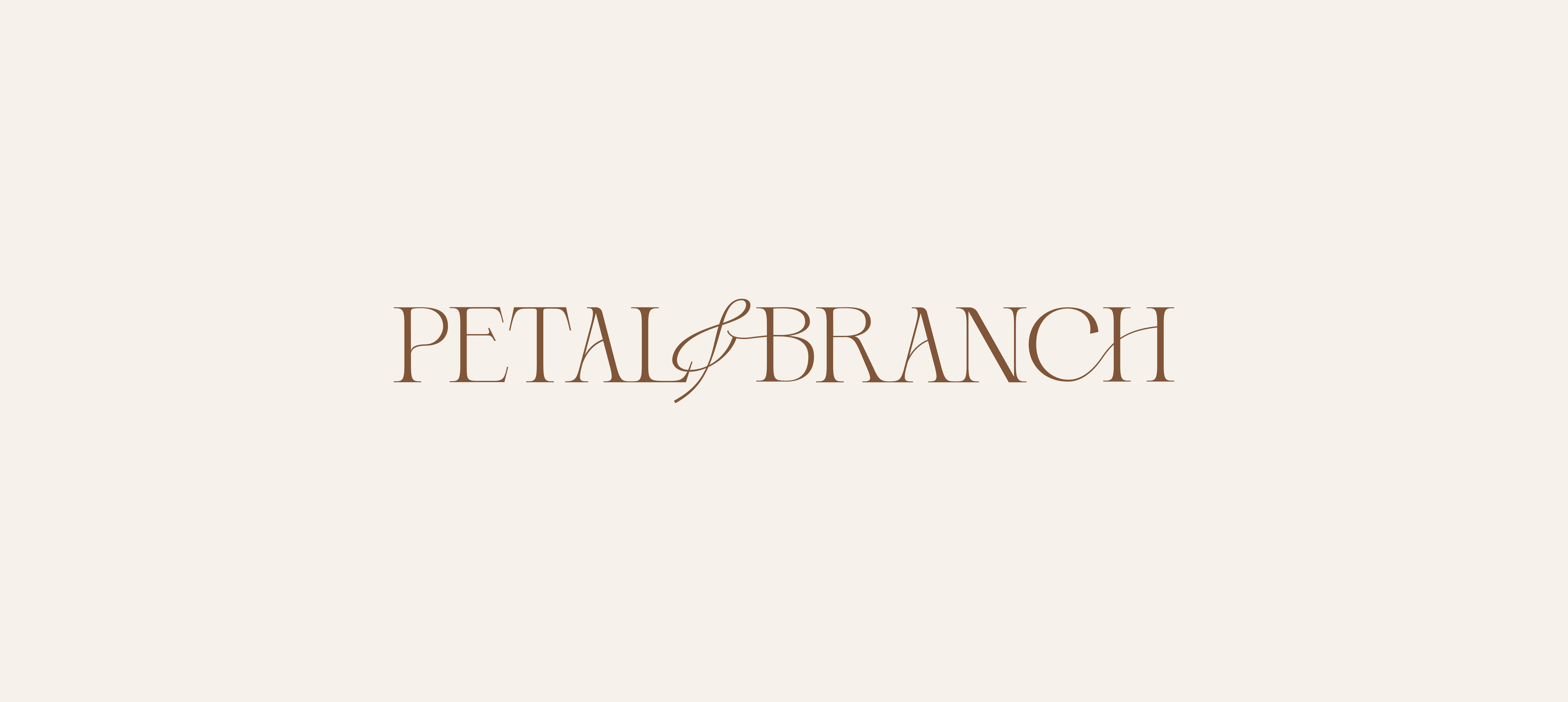 Petal & Branch Luxury Florist Brand Design