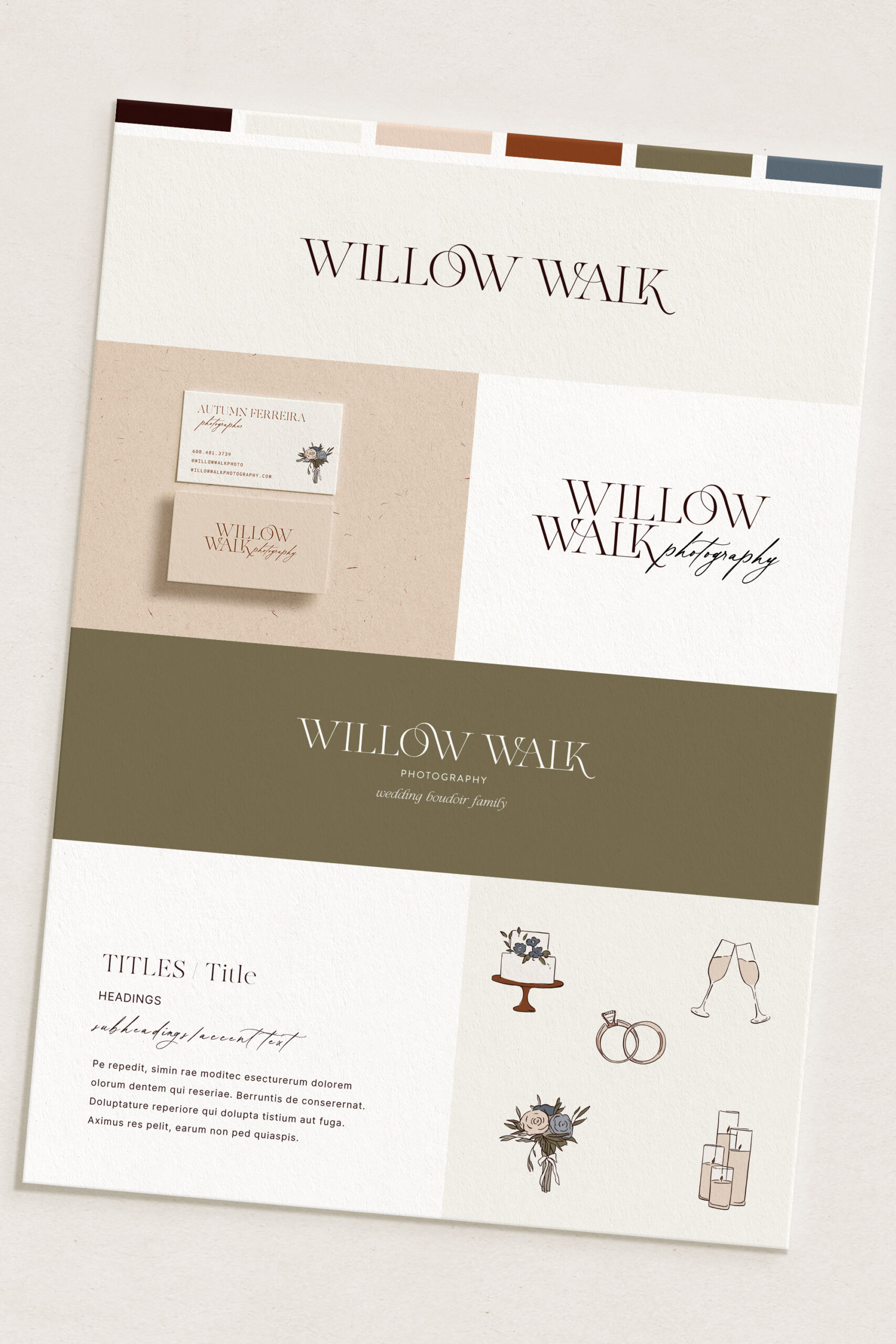 Brand Design for Photographer Willow Walk