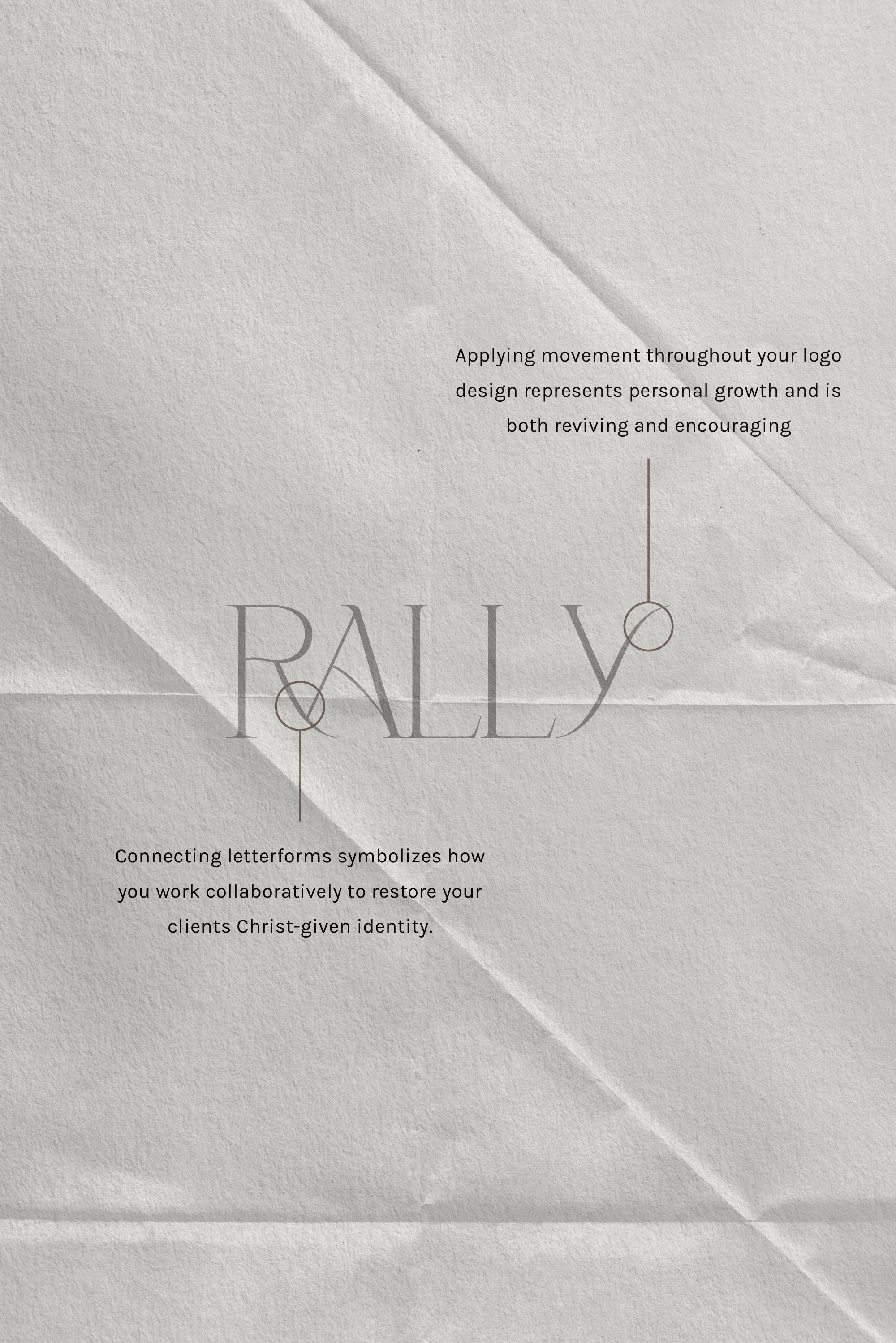 Therapist Branding Design for Rally Christian Counseling