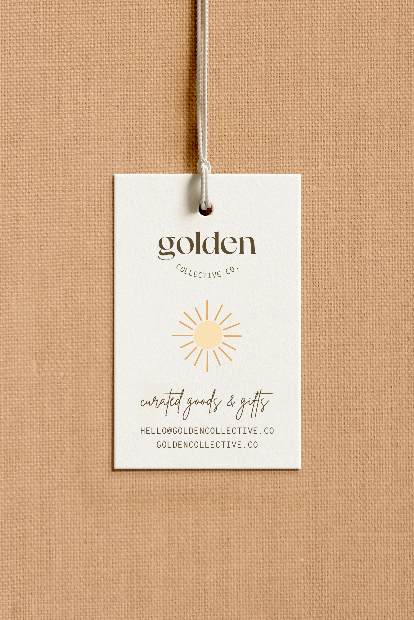 Coastal-Inspired Brand for Gifting Company Golden Collective Co.