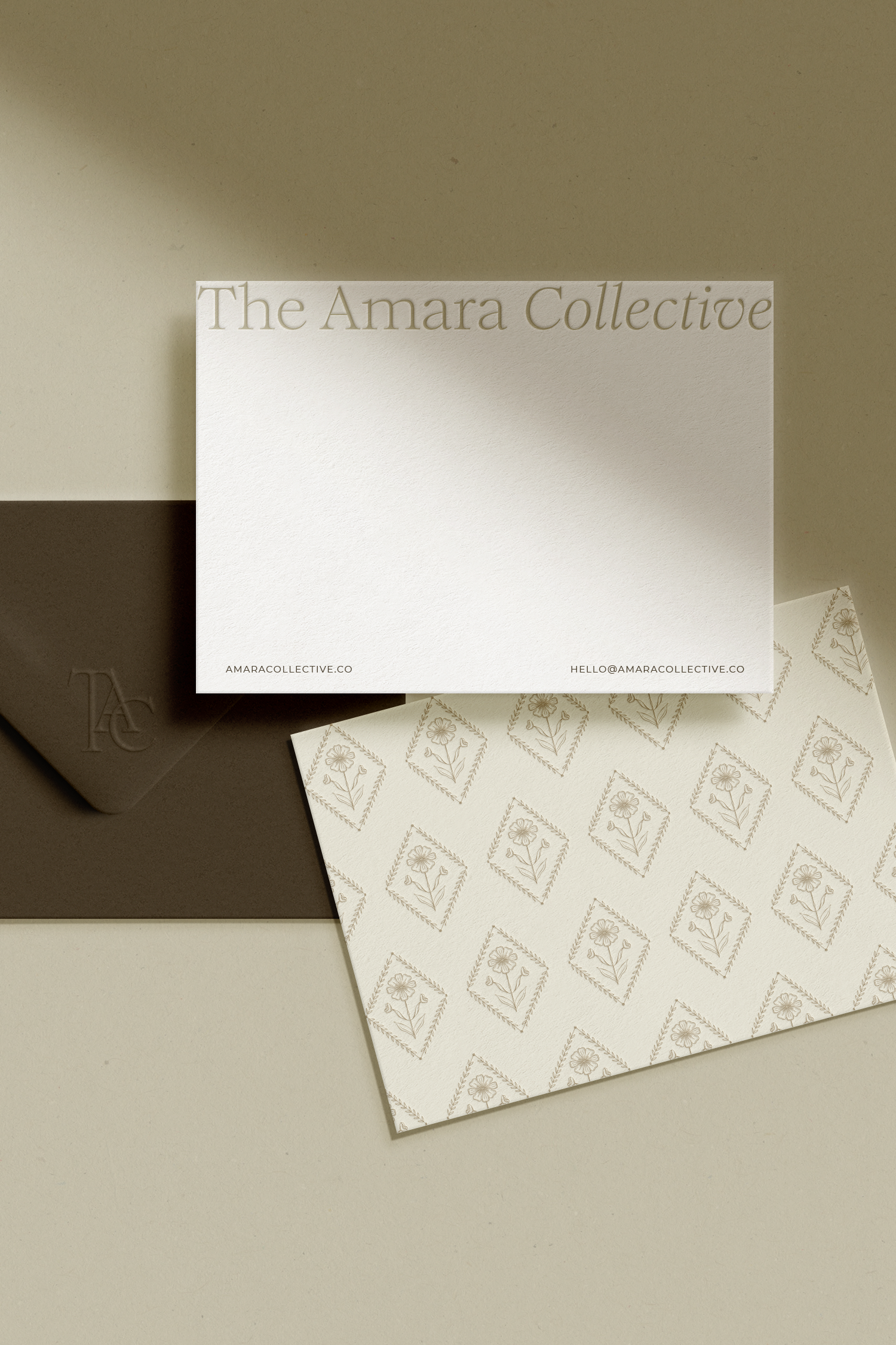 The Amara Collective: Elegant Semi-Custom Brand Kit