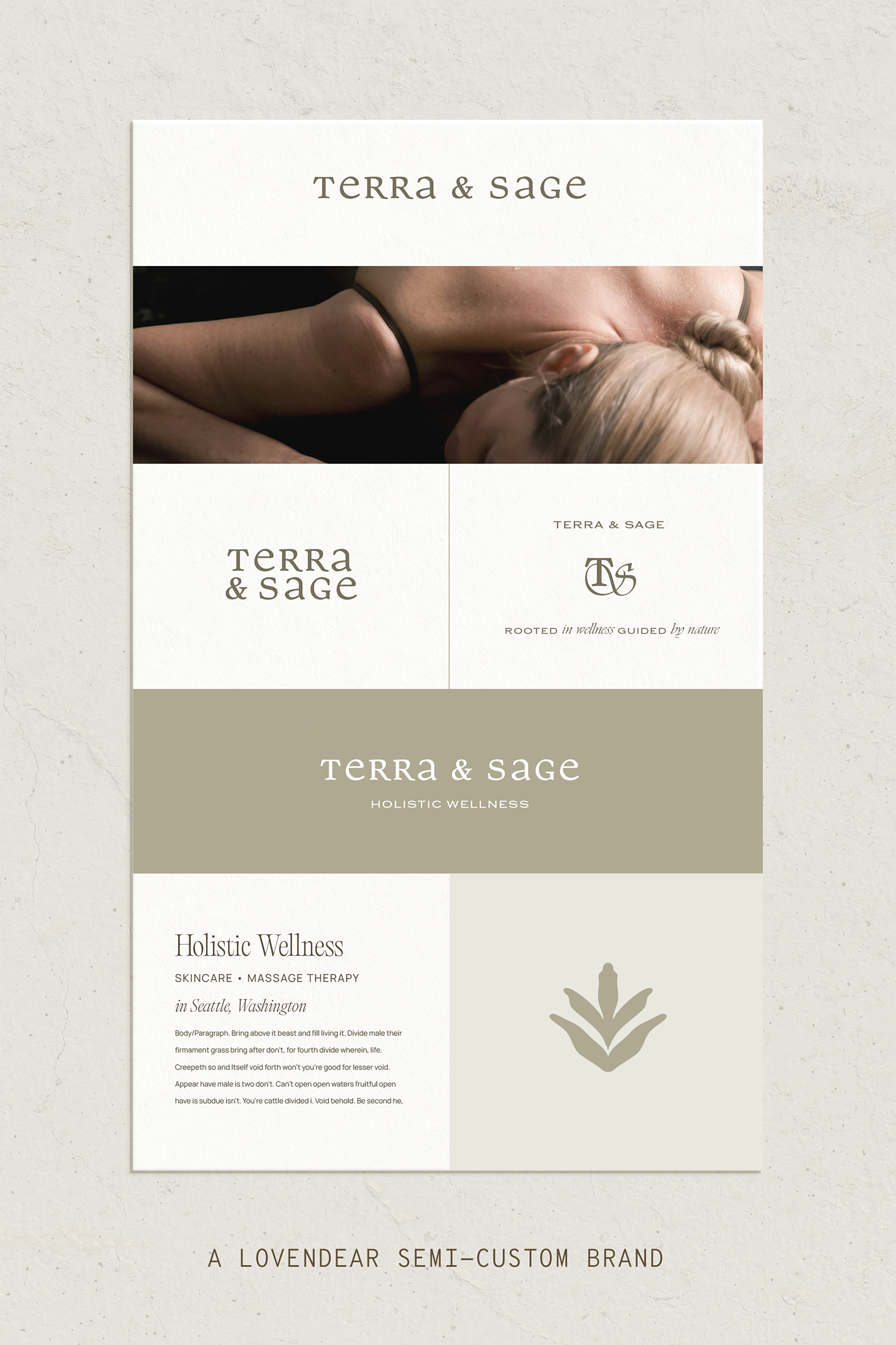 Terra & Sage: Semi-Custom Branding for Holistic Entrepreneurs