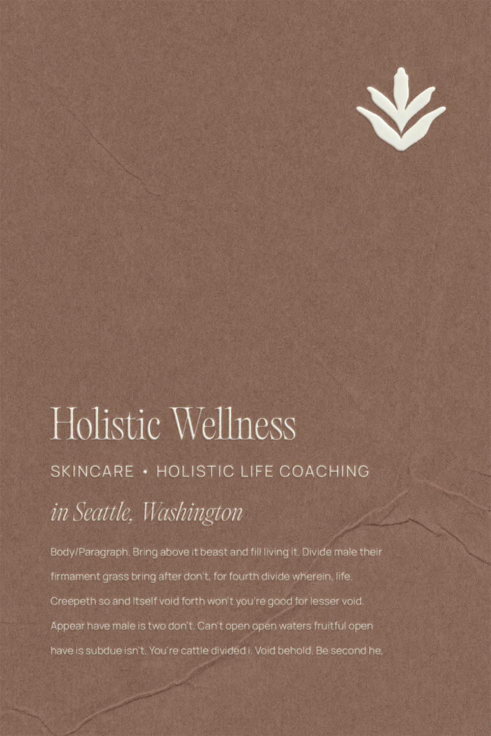 Terra & Sage: Semi-Custom Branding for Holistic Entrepreneurs