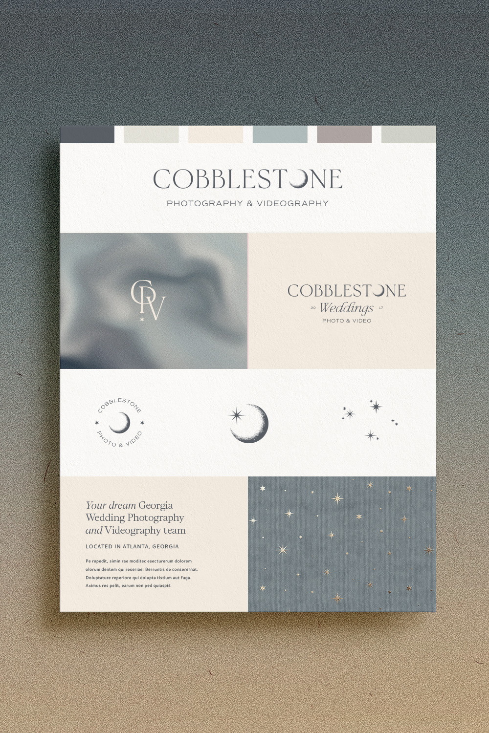 Rebrand for Photographer and Videographer Cobblestone Weddings