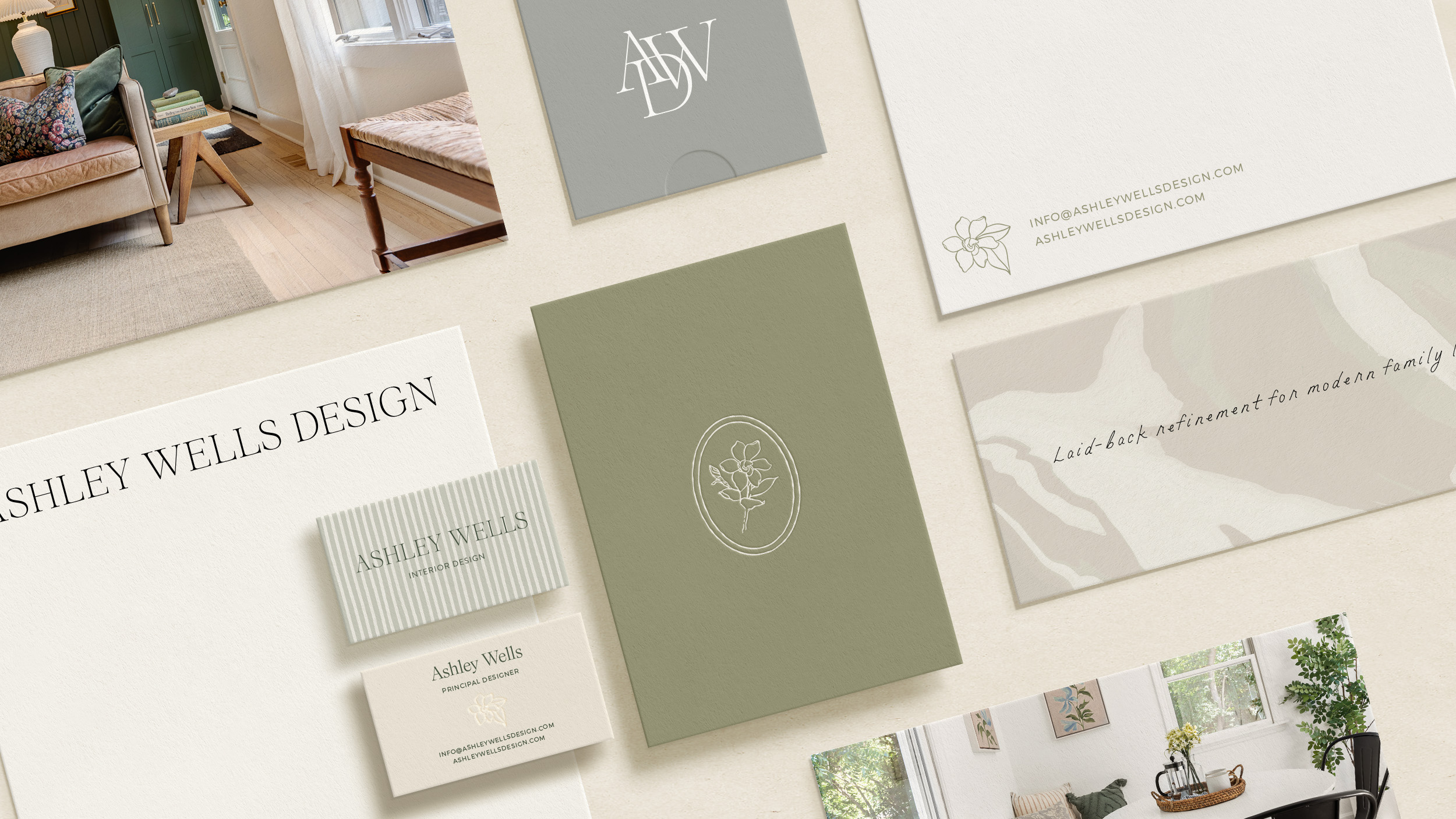 Branding for Interior Designer Ashley Wells Design