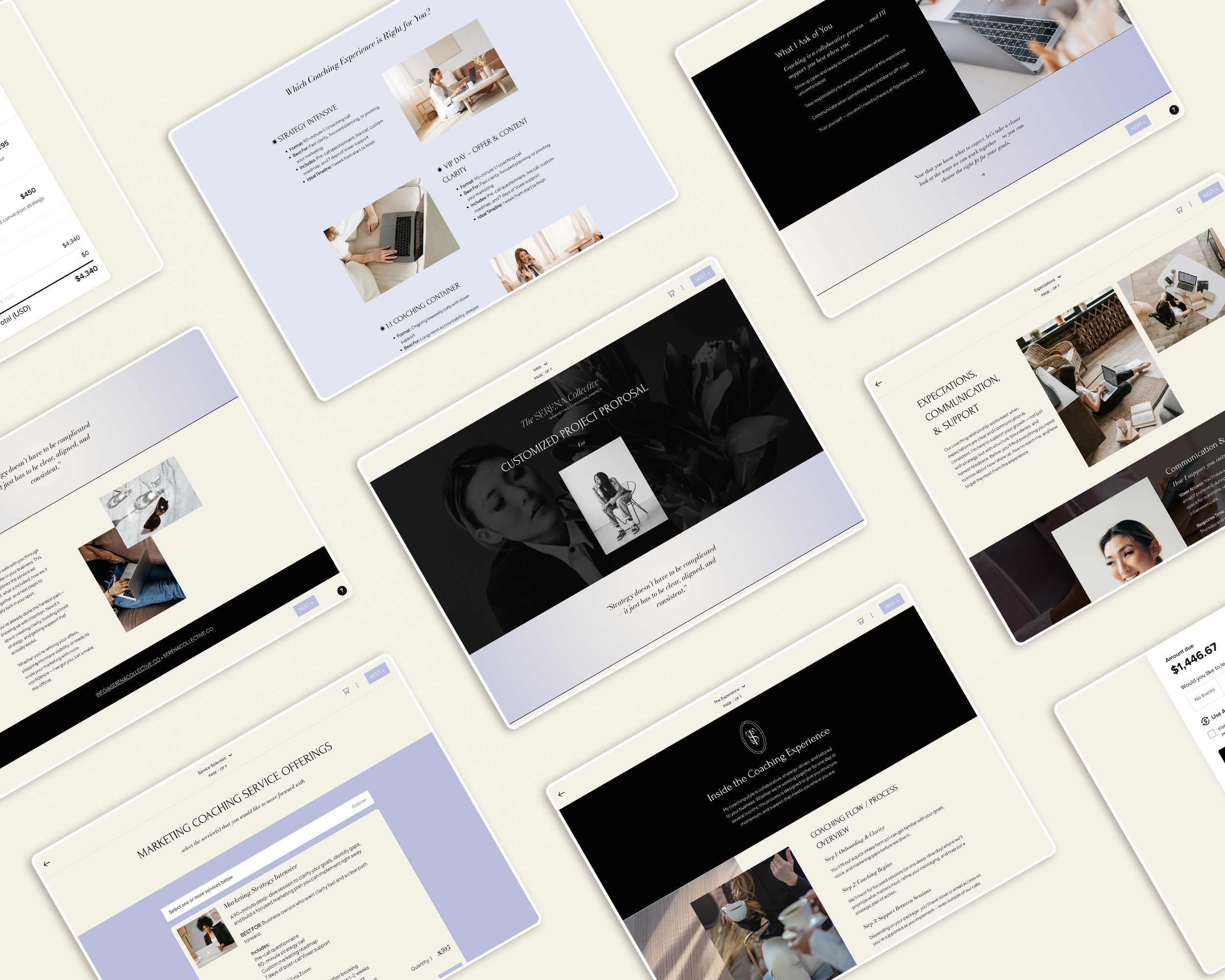 Honeybook Proposal for Marketing Coaches