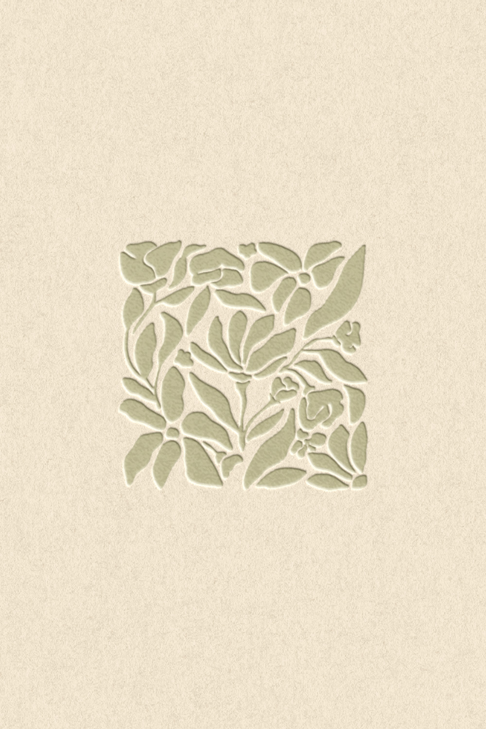 Custom floral pattern design for Christian brand identity