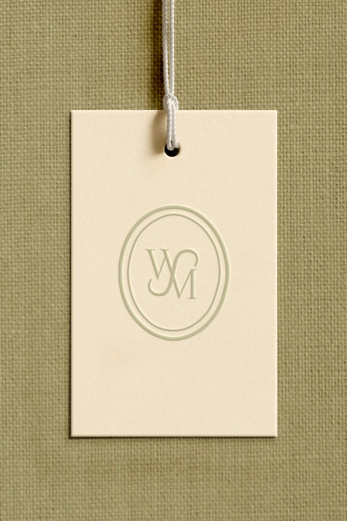 Modern monogram design for christian business
