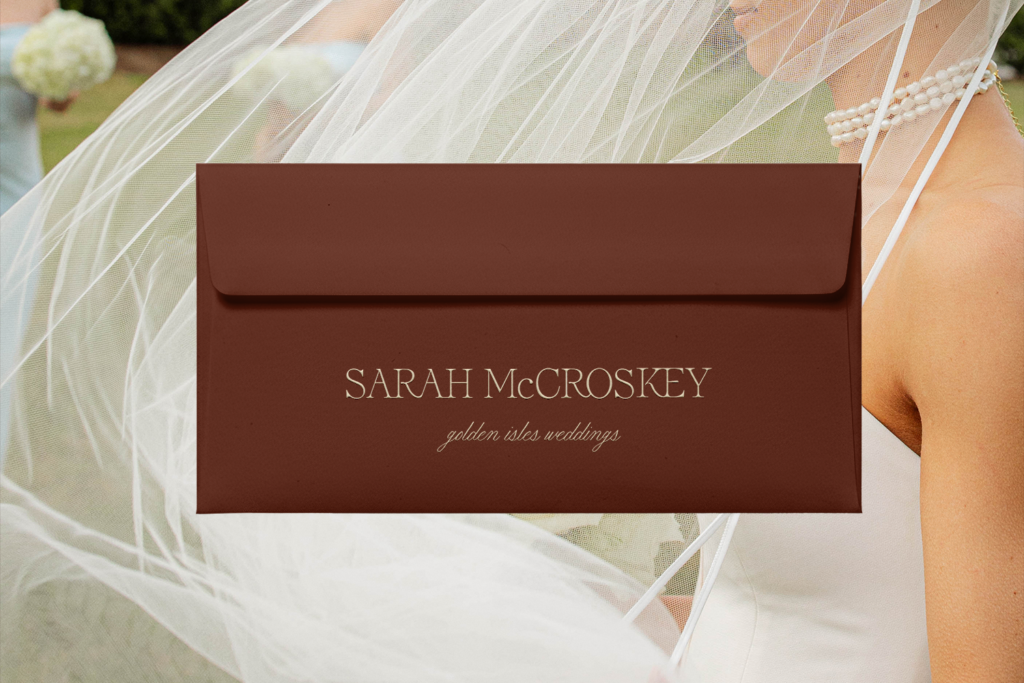 logo for destination wedding photographer brand identity